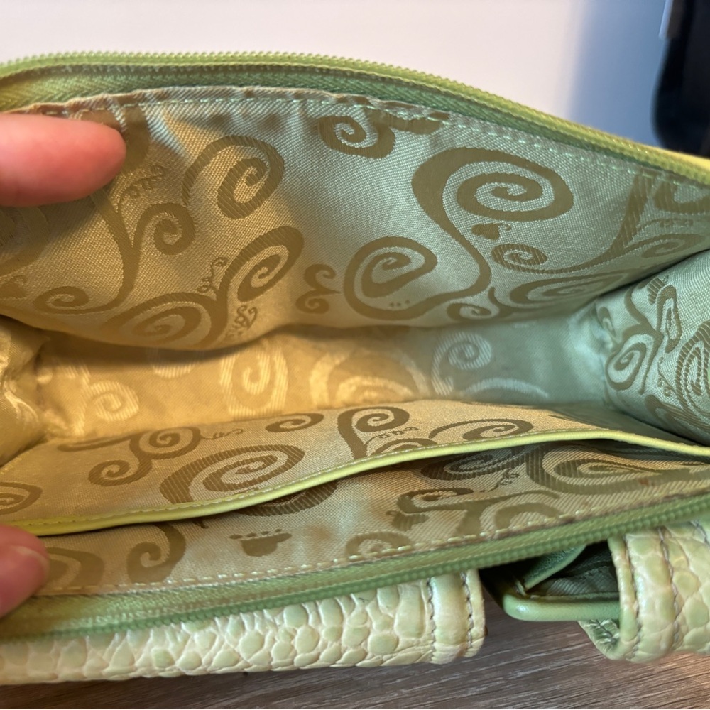 Brighton Vintage Crossbody Croc Embossed - Picture 7 of 8